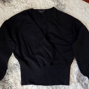 Laundry black medium blouse